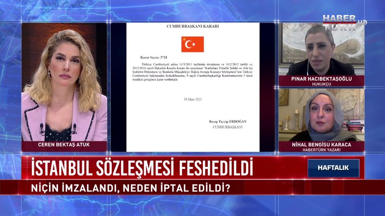 Haftalık - 20 Mart 2021 (İstanbul Sözleşmesi niçin imzalandı, neden iptal edildi?)