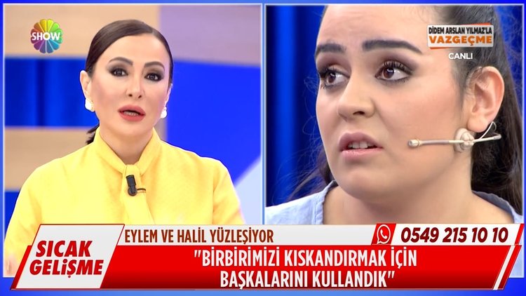 Halil, Eylem'i kimlerle aldattı?