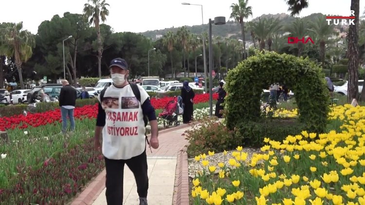 Sokak hayvanlarına eziyete 'dur' demek için bin kilometre yürüyor