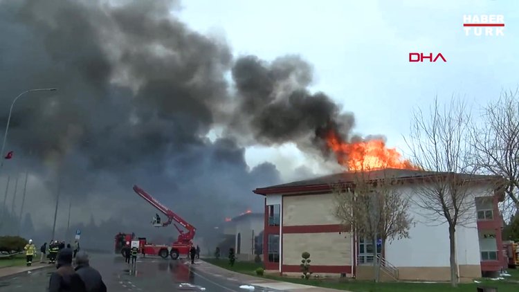TPAO Batman Bölge Müdürlüğü'nde yangın