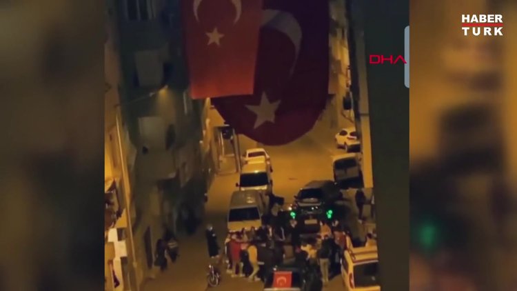 Eyüpsultan'da asker eğlencesi düzenleyen grup polisi görünce kaçtı