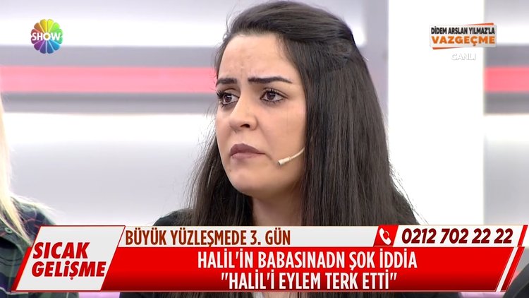 Halil'in babası canlı yayında!