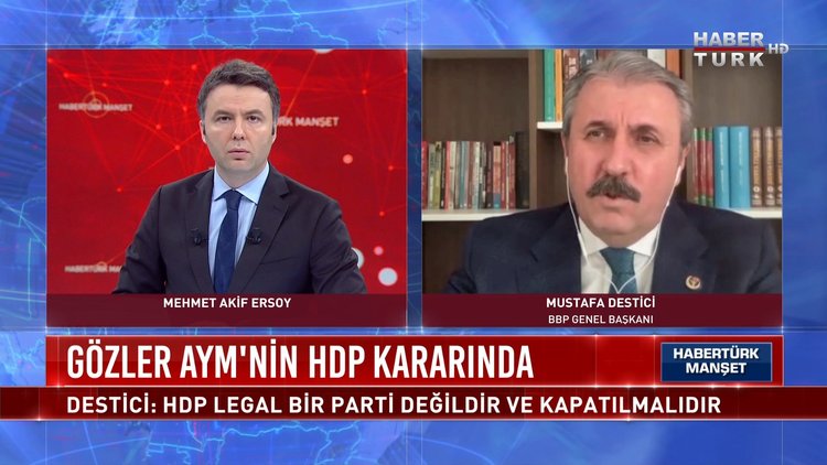 Habertürk Manşet - 31 Mart 2021 (BBP Genel Başkanı Mustafa Destici gündemi değerlendirdi)
