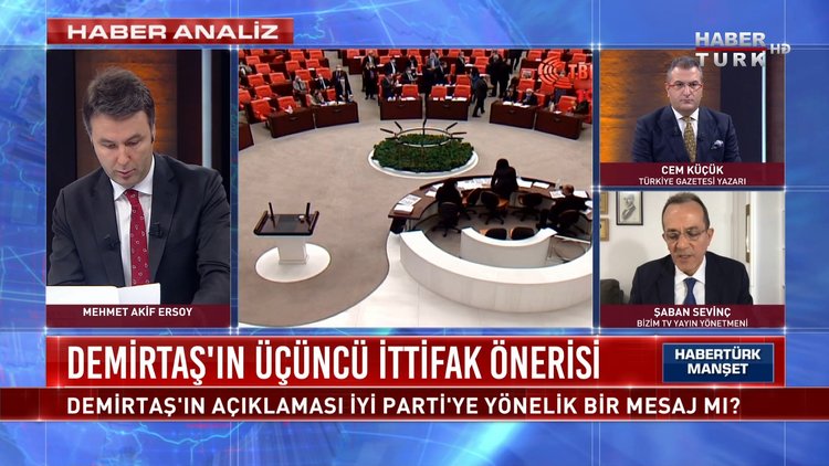 Habertürk Manşet - 1 Nisan 2021 (Demirtaş’ın açıklaması İYİ Parti’ye yönelik bir mesaj mı?)