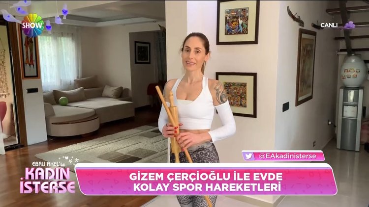 Evde kolay spor hareketleri!
