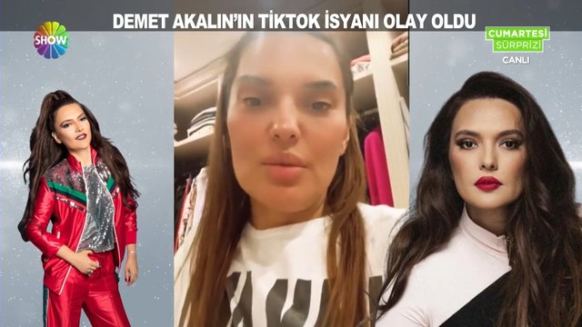 Cumartesi Surprizi Videolari Demet Akalin In Tiktok Isyani Olay Oldu