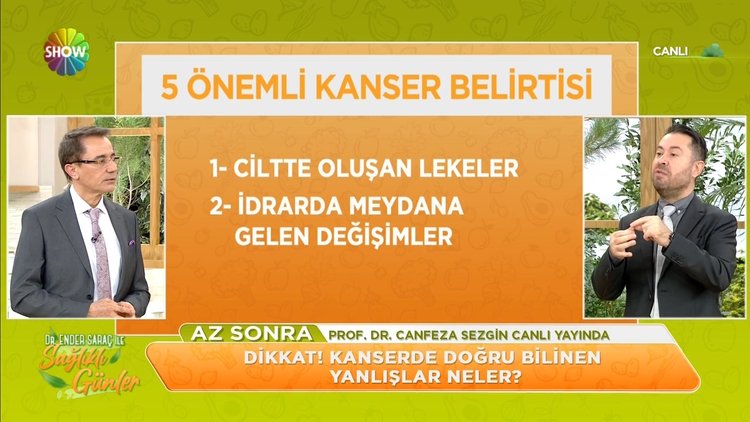 En önemli 5 kanser belirtisi nelerdir?