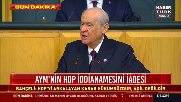 MHP lideri Bahçeli'den açıklamalar