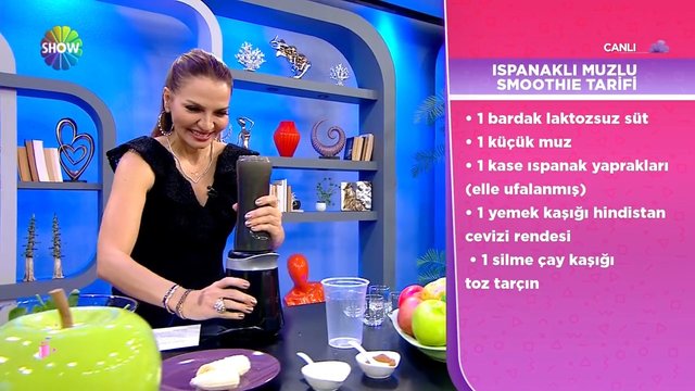 Ispanaklı Muzlu Smoothie