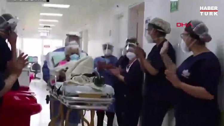 Kolombiya'da 104 yaşındaki kadın Covid-19'a karşı ikinci kez galip geldi