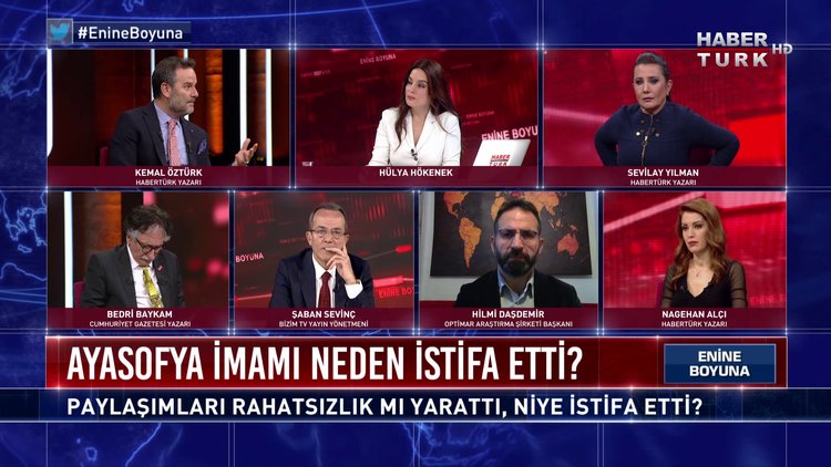 Enine Boyuna - 9 Nisan 2021 (Ayasofya İmamı Boynukalın&#039;ın paylaşımları rahatsızlık mı yarattı?)