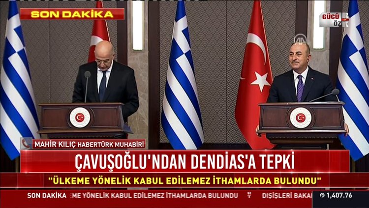 Çavuşoğlu Yunan mevkidaşına cevabını verdi