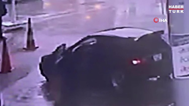 Benzin istasyonunda doğum telaşı kamerada...Hastaneye yetişemeyen kadın benzin istasyonunda doğum yaptı