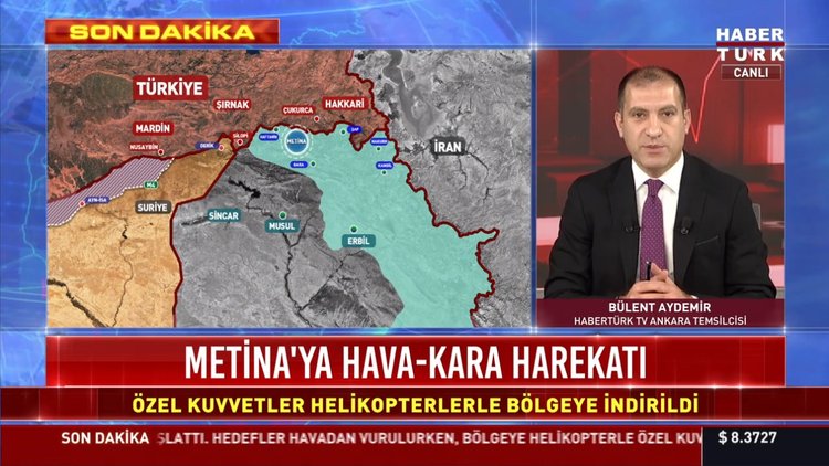 Metina'ya kara harekatı!