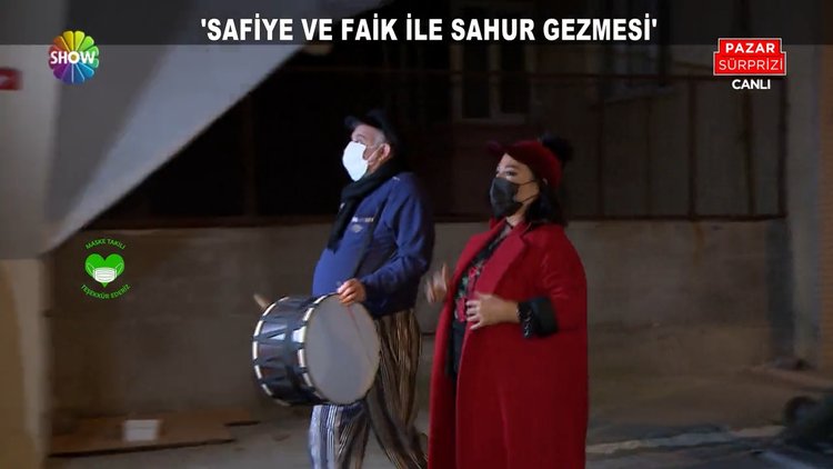 Safiye Soyman ve Faik Öztürk Ramazan davulcusu oldu!