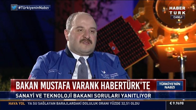 Bakan Varank Habertürk TV'de konuşuyor
