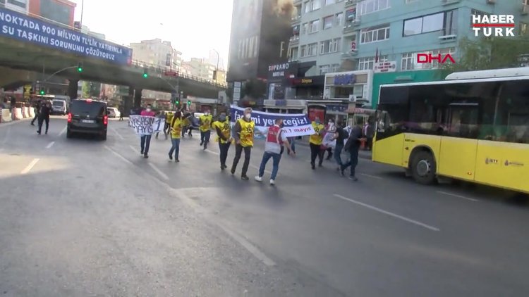 Taksim'e yürümek isteyen gruplar gözaltına alındı