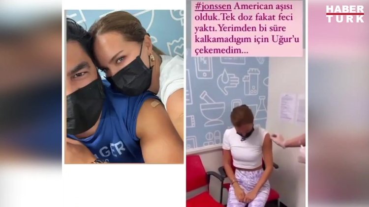 Ebru Şallı aşı oldu