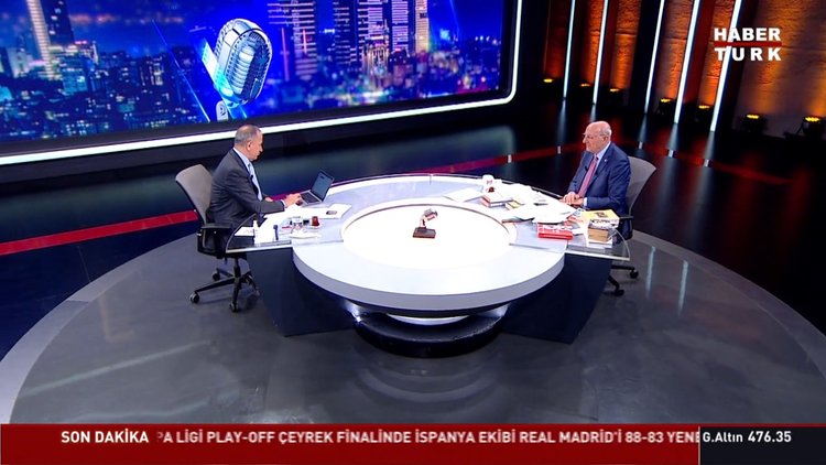 İlhan Kesici Habertürk TV'de soruları yanıtlıyor