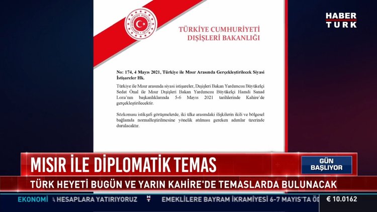 Mısır ile diplomatik temas