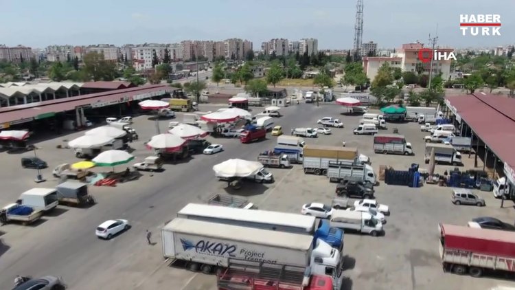 Antalya halinde semt pazarı hareketliliği başladı