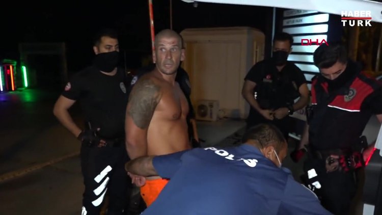 Kadın polise ahlaksız teklifte bulunan İngiliz turist yine gözaltına alındı