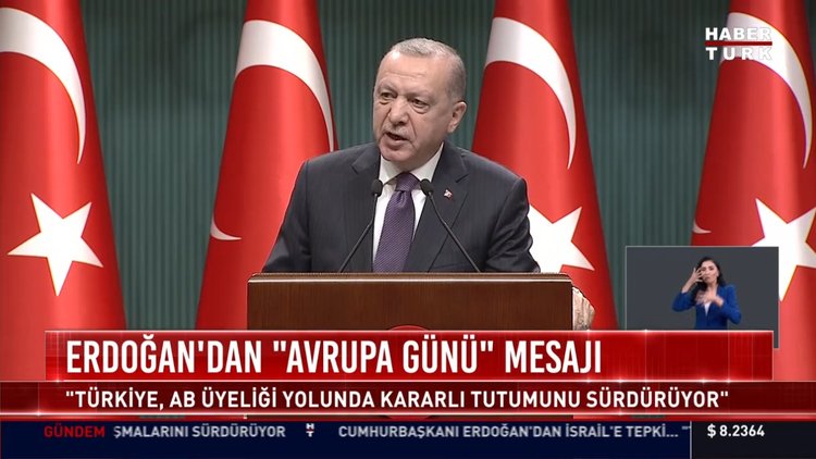 Erdoğan'dan "Avrupa Günü" mesajı