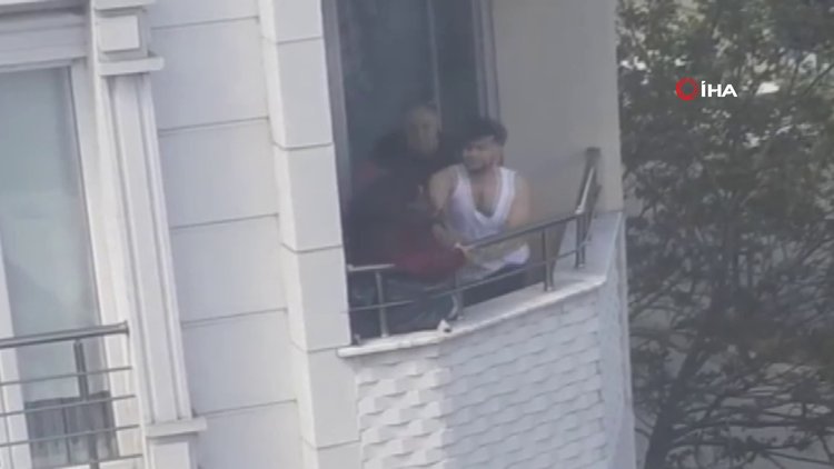 Anneler Günü'nde eşi ve oğlundan dayak yedi...O anlar kamerada