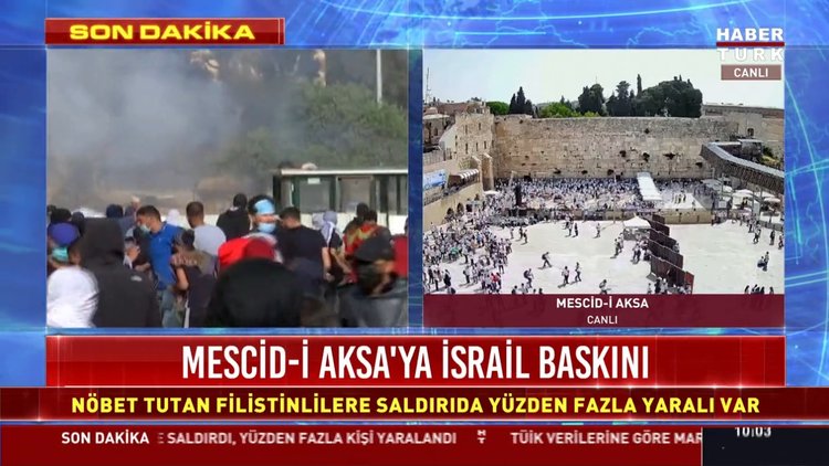 Mescid-i Aksa'ya İsrail baskını