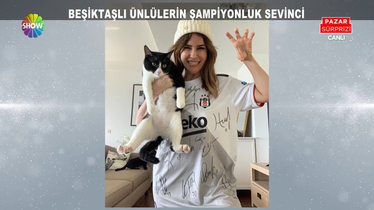Beşiktaşlı ünlülerin şampiyonluk kutlamaları!