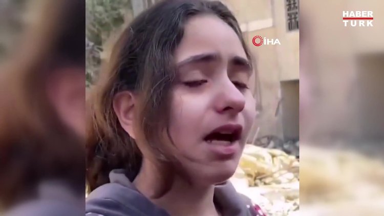 Filistinli küçük kızdan yürek burkan soru!