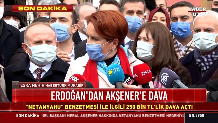 Cumhurbaşkanı Erdoğan'dan Akşener'e tazminat davası