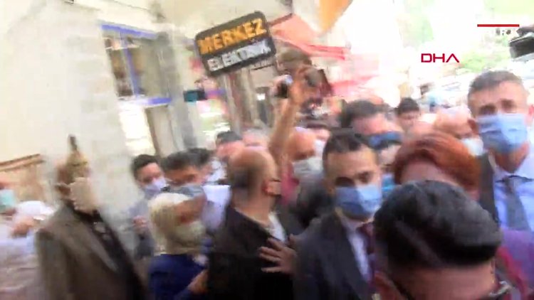 İYİ Parti lideri Akşener'in İkizdere ziyaretinde gerginlik