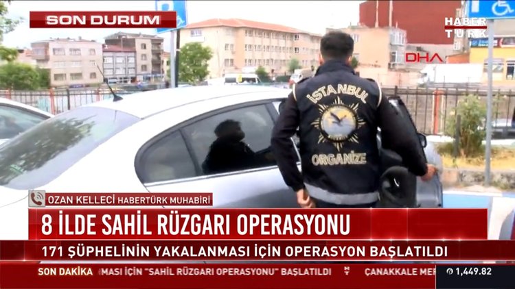 Suç örgütleri operasyonu! 'Sahil Rüzgarı'yla 8 ilde 171 kişi yakalama kararı