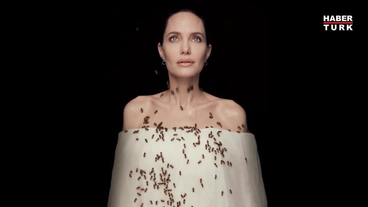 Angelina Jolie, arılar için kamera karşısına geçti