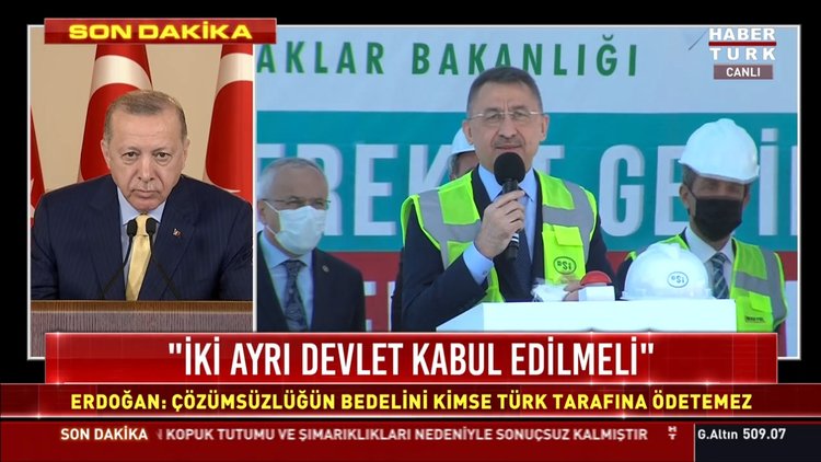 Cumhurbaşkanı Erdoğan'dan Kıbrıs açıklaması