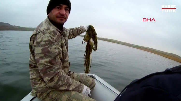 Kızılırmak'ta 'hayalet ağ' katliamı