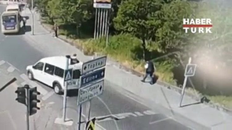 Kapkaççı sert kayaya çarptı