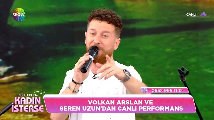 Karadeniz'in sevilen sesi Volkan Arslan'dan canlı performans!