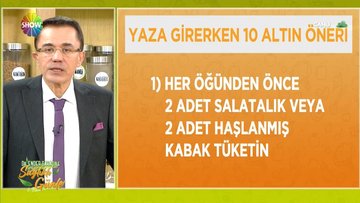 Yaza girerken 10 altın öneri!