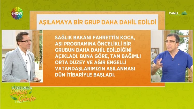 Aşılamaya yeni bir grup daha dahil edildi!