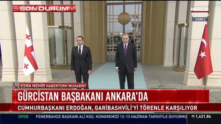 Gürcistan Başbakanı Ankara'da
