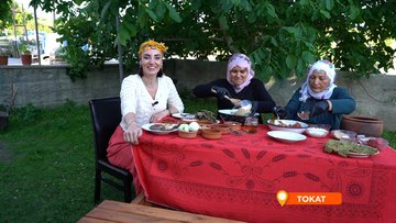 Tokat'ın meşhur etli yaprak sarması!