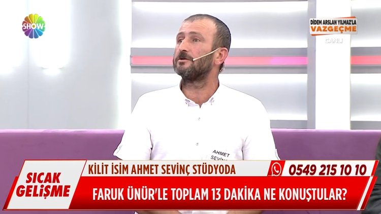 Telefon görüşmeleri ilk kez canlı yayında!