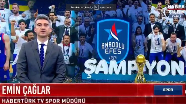 Spor Bülteni - 8 Haziran 2021 (Şampiyonun adı Anadolu Efes)