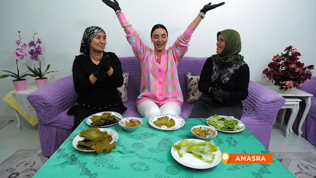 Sarma sevenlere özel asma ve pırasa sarması