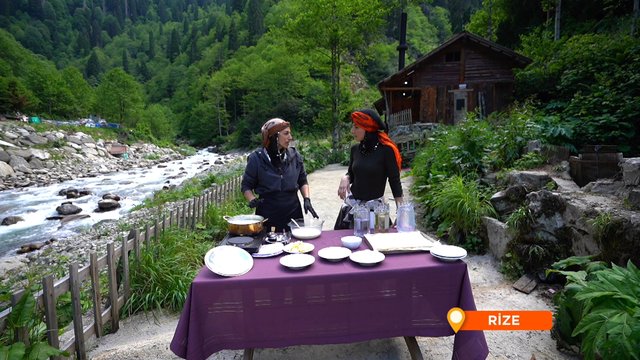 Ayder'in enfes laz böreği tatlısı
