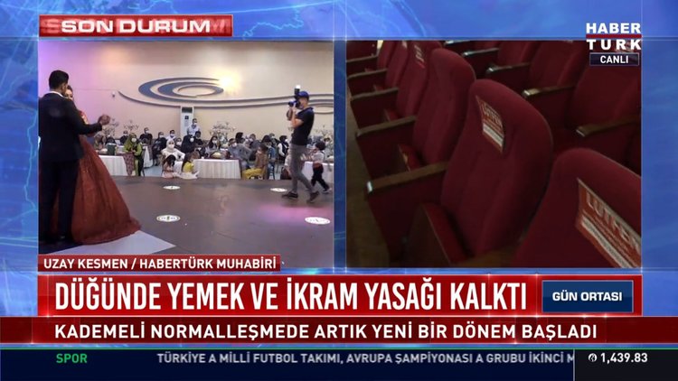 Kademeli normalleşmede yeni dönem: Düğünlerde yemek ve ikram yasağı kaldırıldı