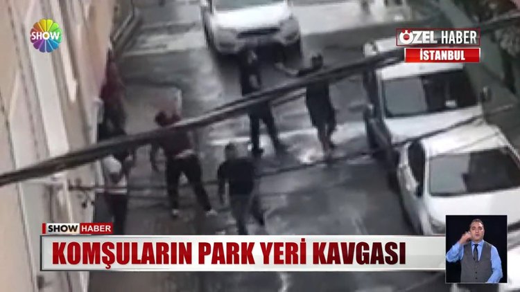 Komşuların park yeri kavgası!