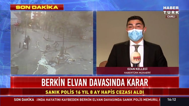 Son dakika... Berkin Elvan davasında sanık polis olası kastla adam öldürmekten 16 yıl 8 ay hapis cezası aldı